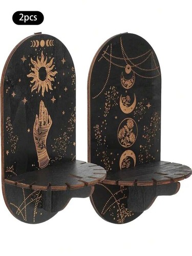2pcs gothic wooden wall - 2pcs,