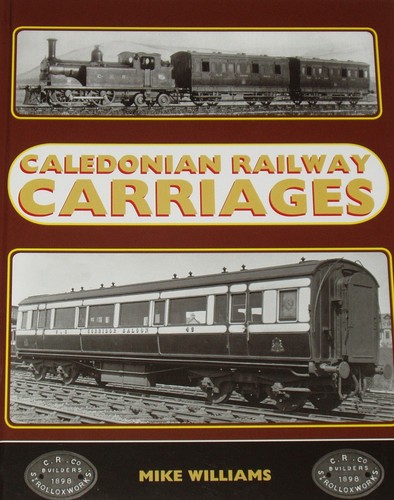 Caledonian railway carriages - railway,