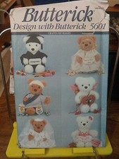 Butterick Crafts 5601 Teddy