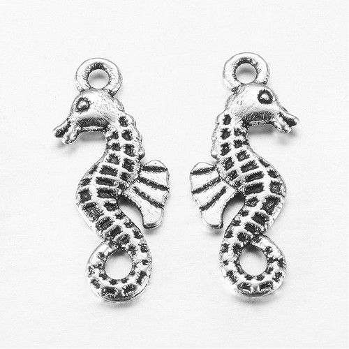 Tibetan silver seahorse - 10,