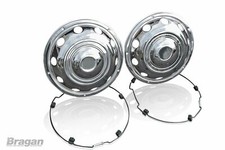 22.5" Swedish Style Front Wheel Trims For Truck Bus Coach Polished Stainless