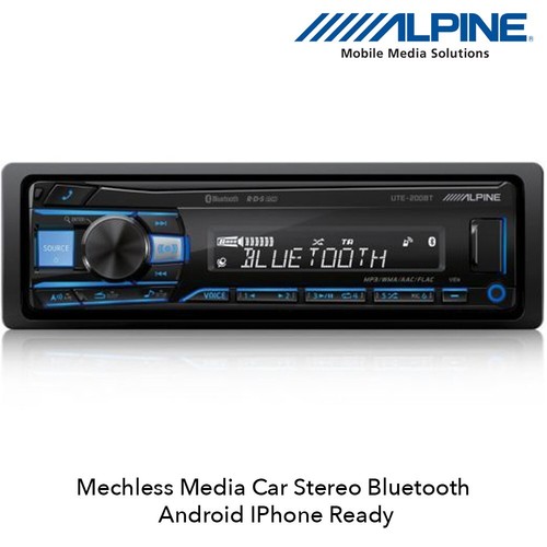 Alpine ute 200bt mechless - ute-200bt,