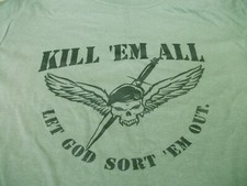 KILL EM ALL ARMY SPECIAL FORCES T-SHIRT all sizes SAS SEALS AIRBORNE