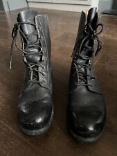 Army cadet Black Leather British Assault Boot size 6  