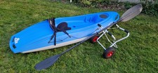 BIC Kayak with paddle, seat and trolley, all in good condition, very stable