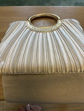 Ivory And Gold Evening Bag