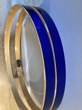 Pearl Export ELX Series Bass Drum 22” Wooden Hoops Rims blue glitter Jellybean  