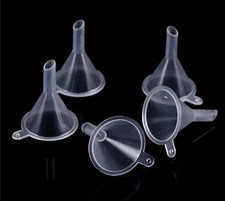 10x Mini Plastic Funnel Oil