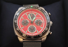 MENS WATCH SECTOR 270 CHRONOGRAPH RED DIAL 100m OLD RARE RETRO MANS WRISTWATCHES