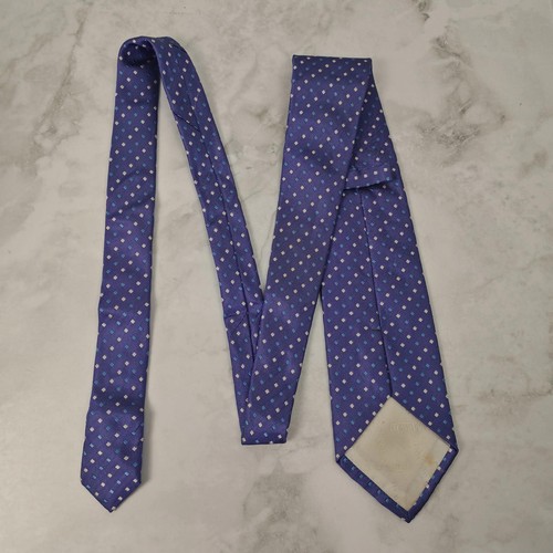 Lewin silk tie - tie, blue