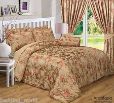 ANASTASIA GOLD FLORAL JACQUARD