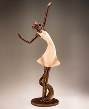 Slender Ballet Dancer Figurine