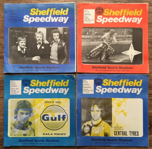 Sheffield speedway programmes - sheffield,