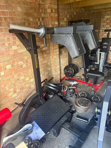 Powertec squat machine black - machine,,
