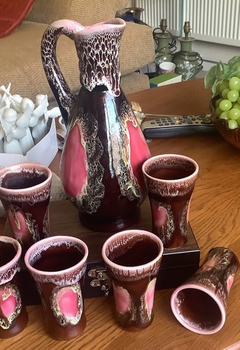 Lava glazed vintage drinks - glazed,