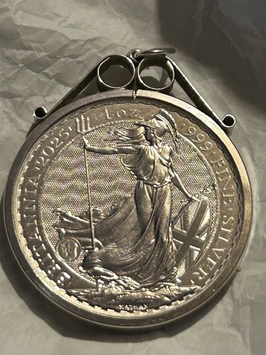 Vintage coin mount bezel - vintage,