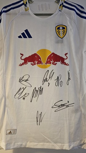 Leeds united hand signed - signed, shirt