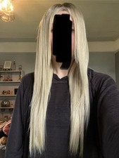 Human Hair Wig Blonde