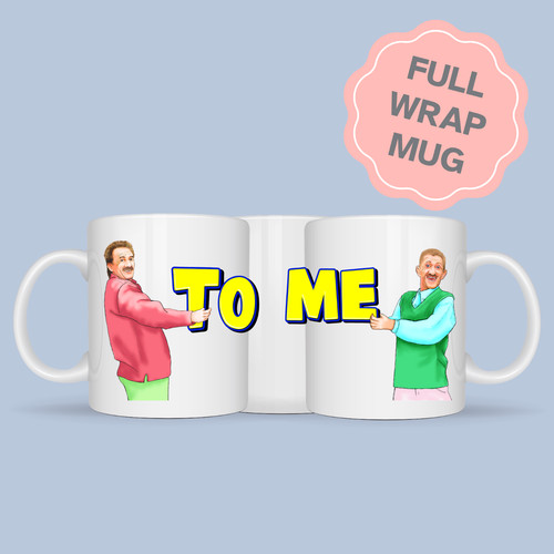 Chuckle brothers mug retro - chuckle,