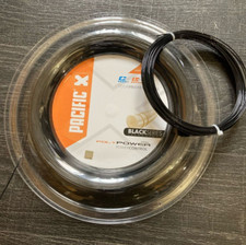 Pacific X Poly Power Pro Black Series 1.30mm 16 string for one racket