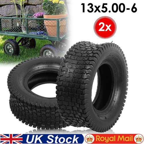 2pcs 13x5 grass tyres - 13x5.00-6,