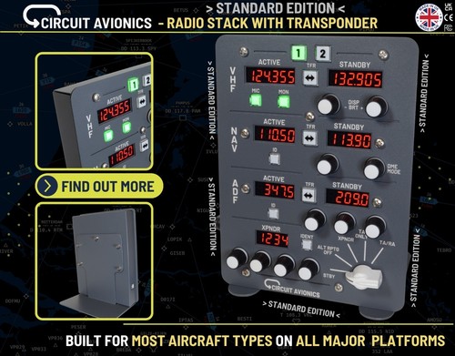 Radio stack with transponder - radio,