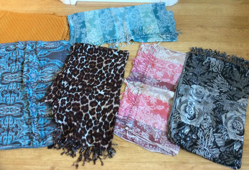Ladies scarves mixed - x,
