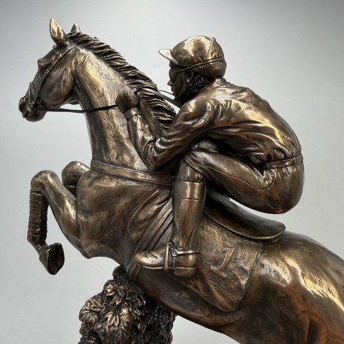Bronze finish horse racing - horse,