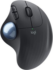 Logitech M575 Wireless Trackball Laser Track Mouse Ergonomic Design Right-hand