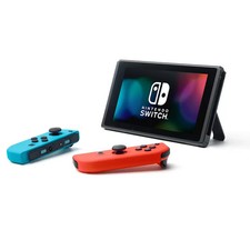 Nintendo Switch Console 32GB Neon Blue Red Joycons & Dock