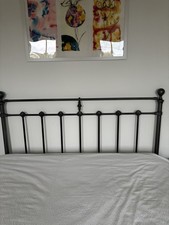 Pewter/Gun metal Effect Headboard for KING SIZE BED made of brass.