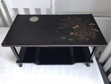 A022 A Japanese late Edo Period Makie Lacquered Flower/Burner Stand -48.4cm long