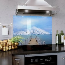 Glass Splashback Kitchen Tile