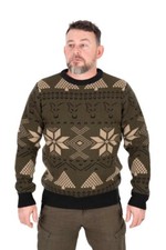 Fox Festive Jumper - All Sizes  Carp Fishing Christmas Warm Sweater  XMAS Jumper