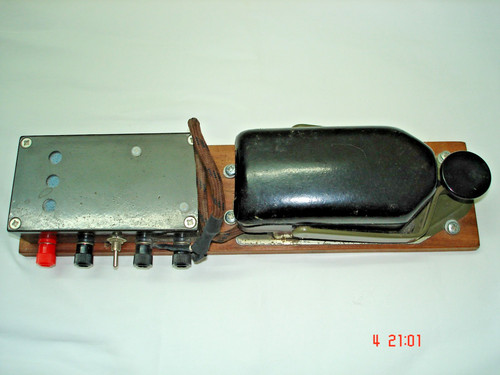 Vintage morse code - , czech.