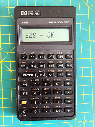 Hewlett packard 32s rpn - hewlett, hp-32s