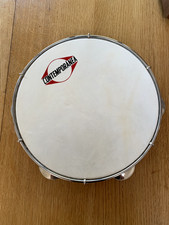 Contemporanea 10" goatskin wood pandeiro (tambourine) EXC COND