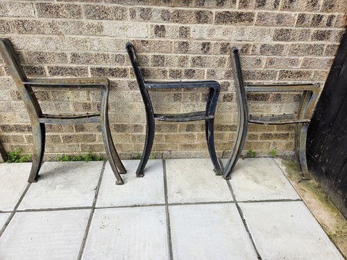 Three pairs old cast iron - pairs,