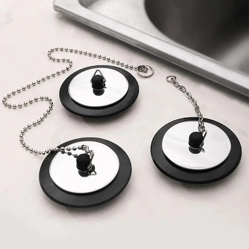 Sink plug rubber bath drain - rubber,