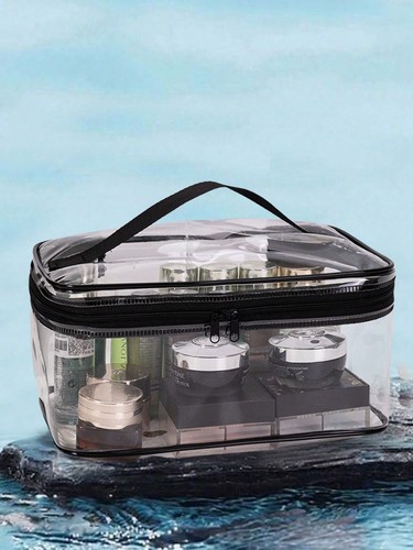 Large transparent cosmetic - large, bag