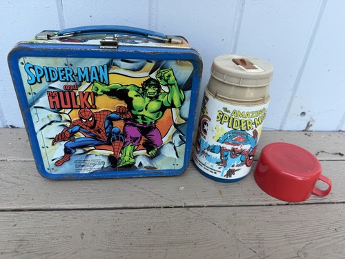 Vtg 1980 aladdin spider man - aladdin, spider-man