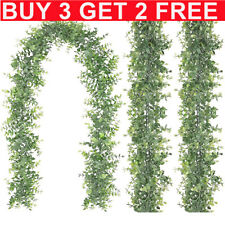 6FT Artificial Eucalyptus Garland Hanging Rattan Vine Ivy Wedding Flowers Decor