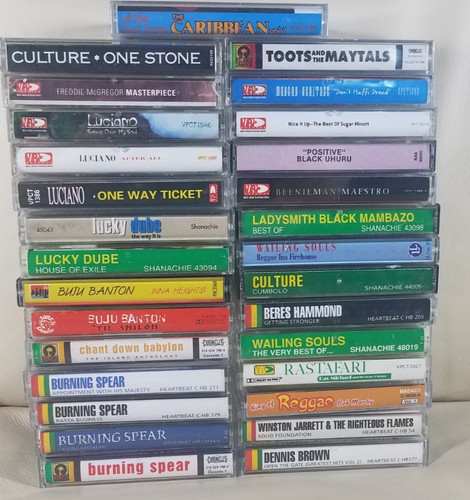 Lot reggae cassettes - of, 29