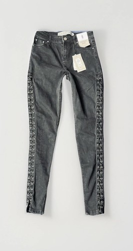 Black high waist super - black,