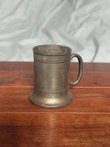 Small tankard pewter glass - tankard, (glass
