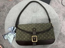 Louis Vuitton Khaki Mini Monogram Marjorie Bag With Bandeau Vintage