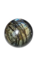 Labradorite polished sphere - labradorite,