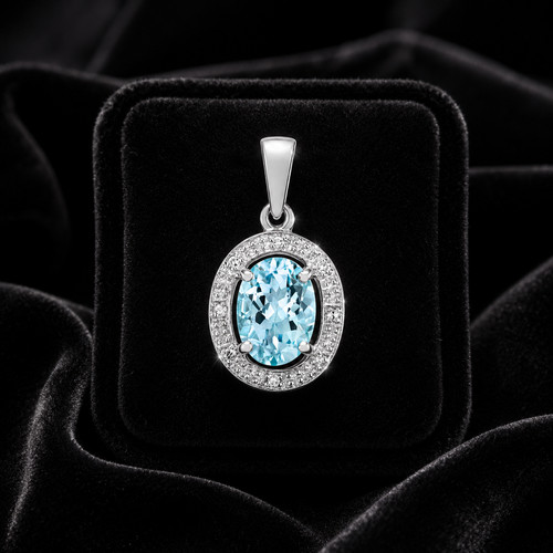 Oval aquamarine diamond - oval,