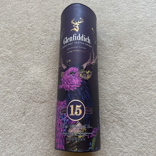 Empty bottle box glenfiddich - bottle,