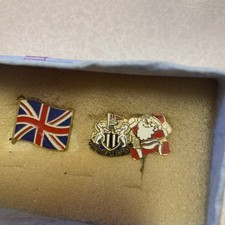 English flag and Newcastle